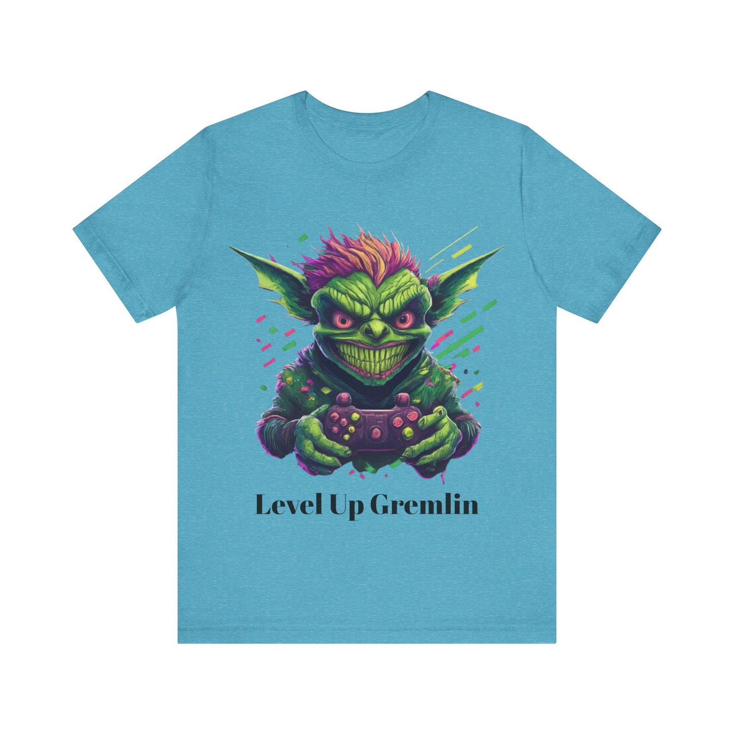Level Up Gremlin - Unisex Jersey Short Sleeve Tee
