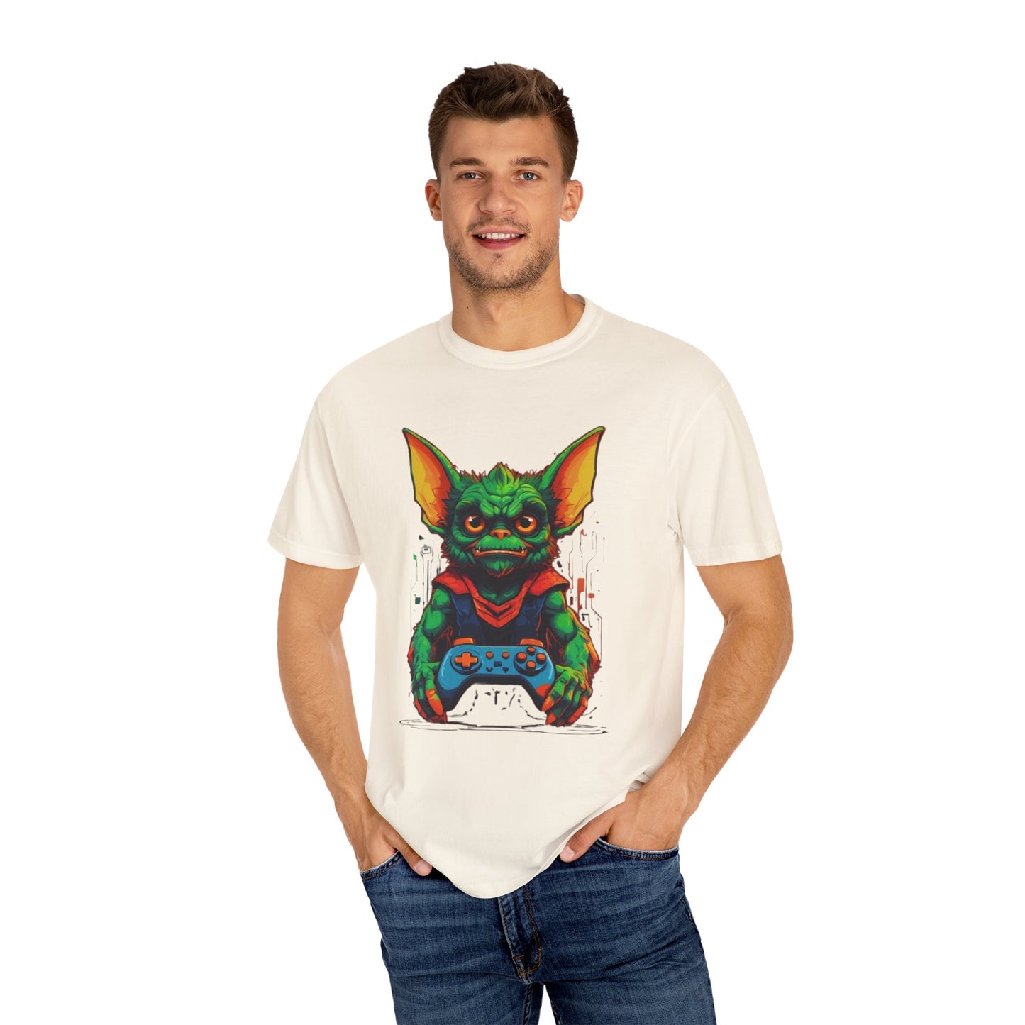Gremlin on the Go - Unisex Garment-Dyed T-shirt