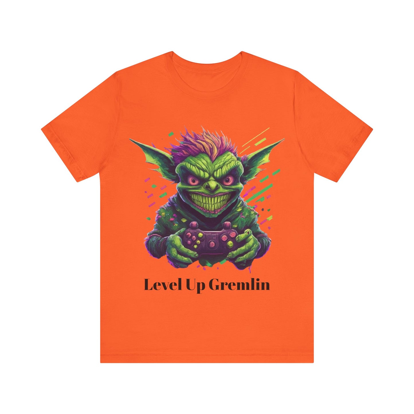 Level Up Gremlin - Unisex Jersey Short Sleeve Tee