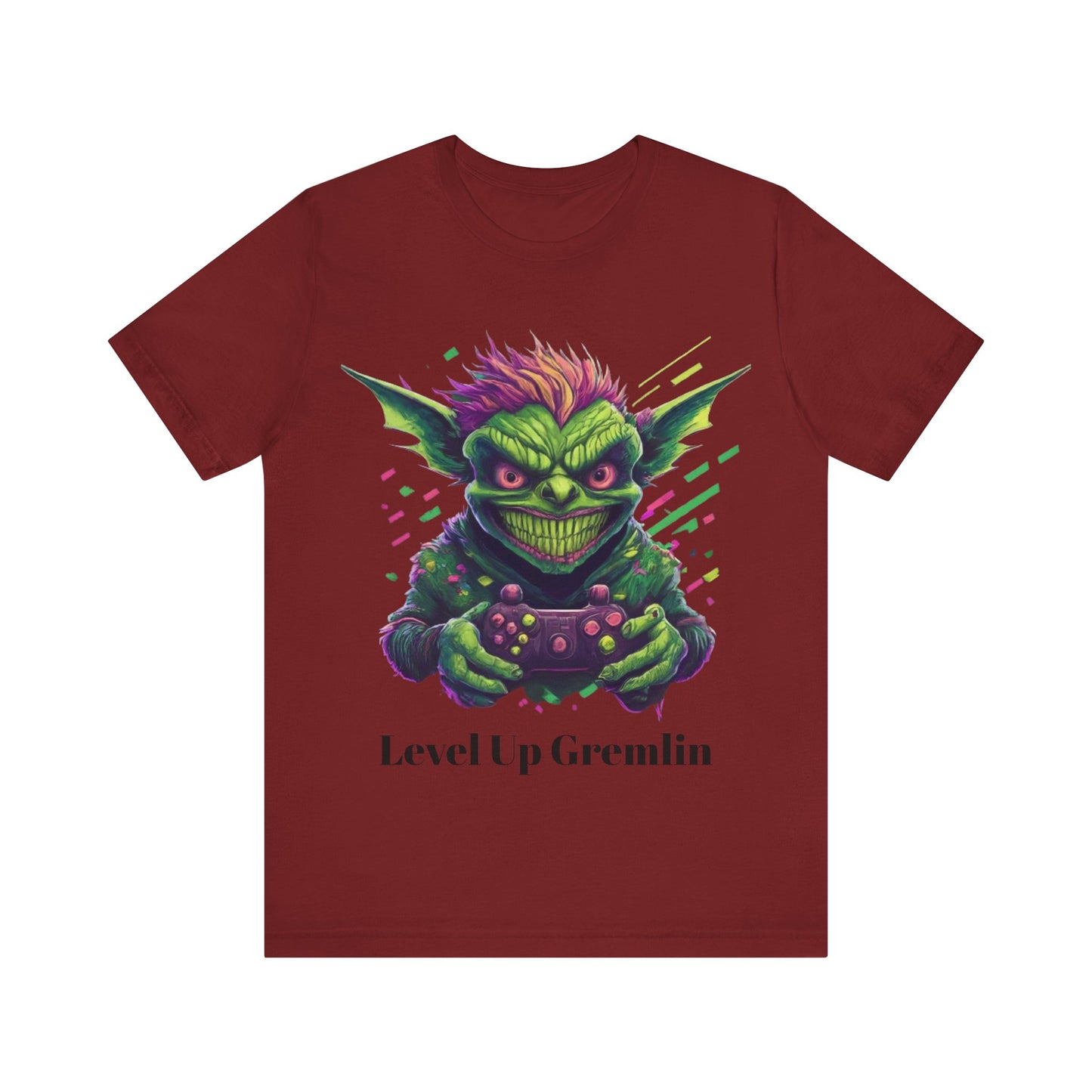 Level Up Gremlin - Unisex Jersey Short Sleeve Tee