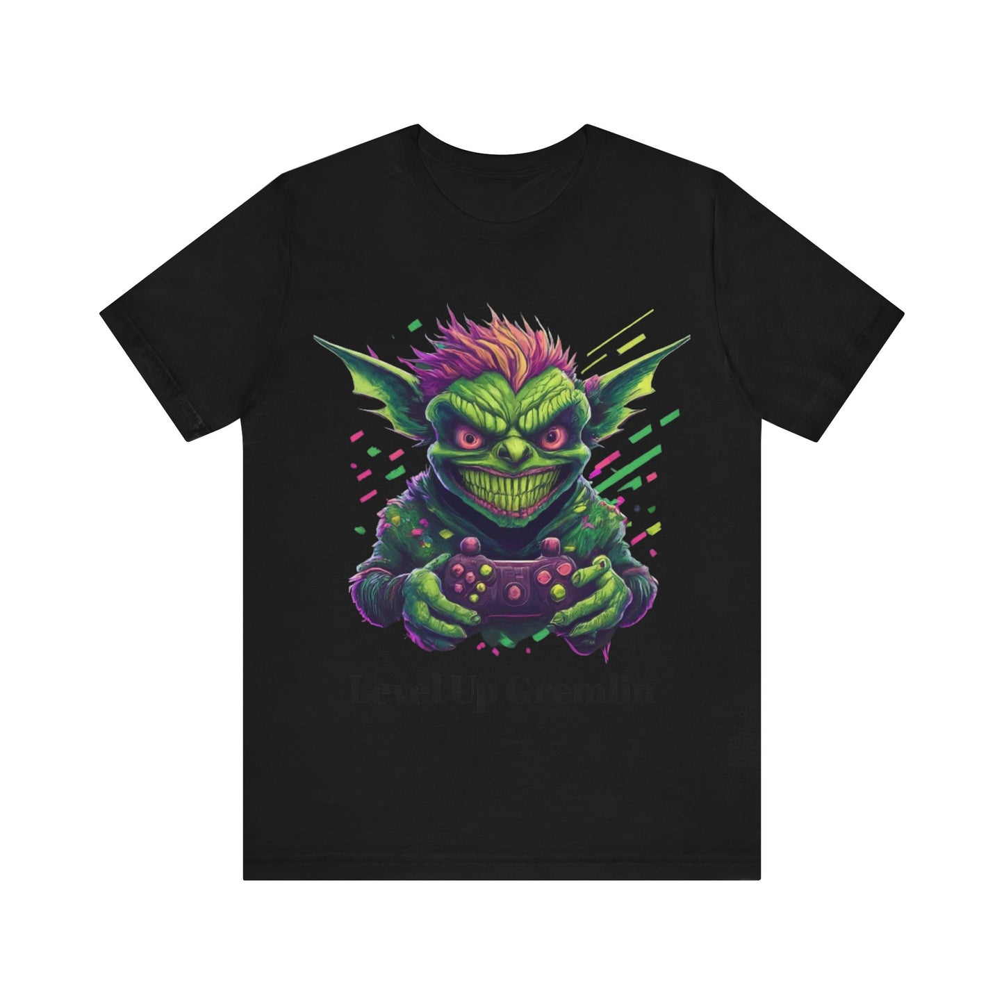 Level Up Gremlin - Unisex Jersey Short Sleeve Tee