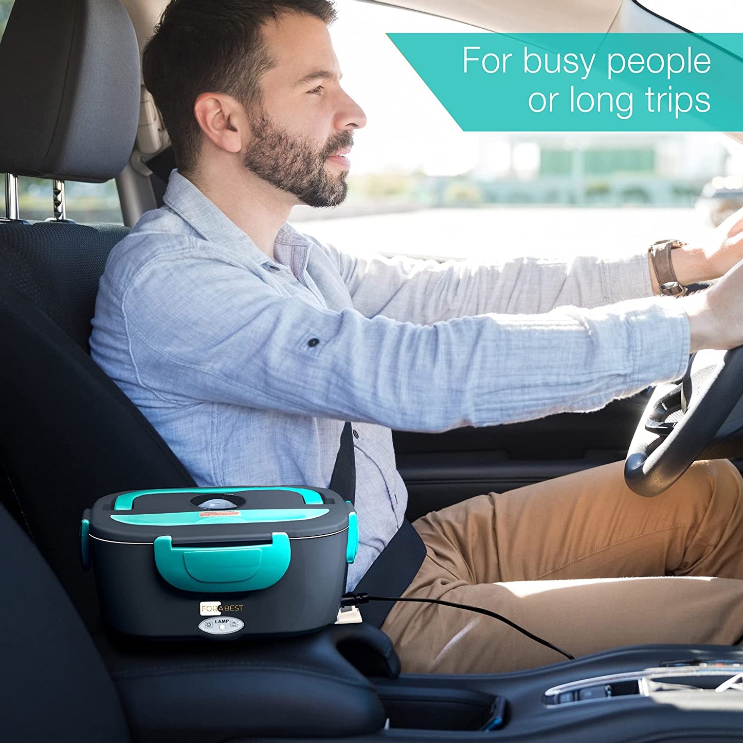 FORABEST Electric Lunch Box