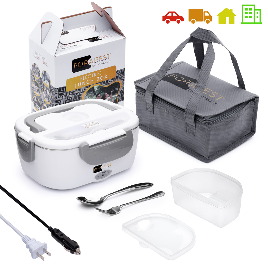 FORABEST Electric lunch box