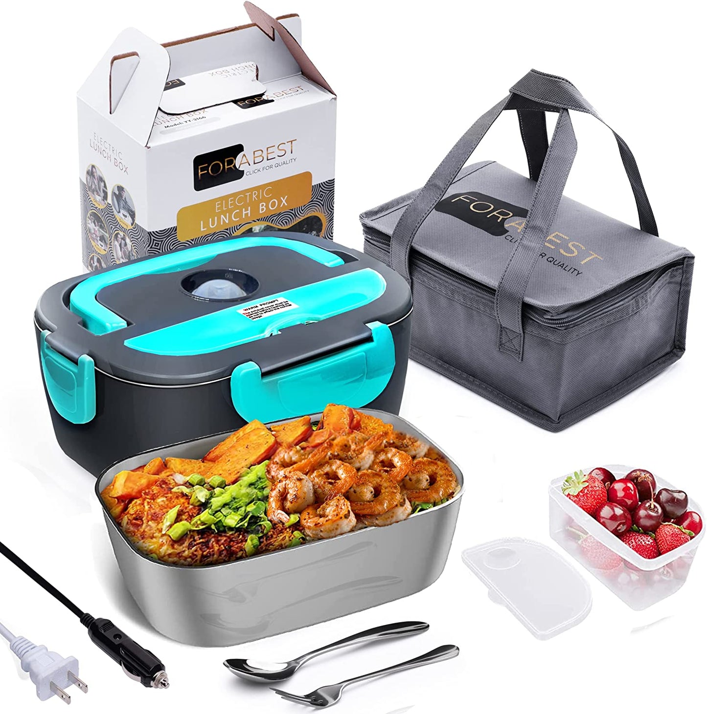ELECTRIC HEATING THERMAL THERMOS COOKING LUNCH BOX