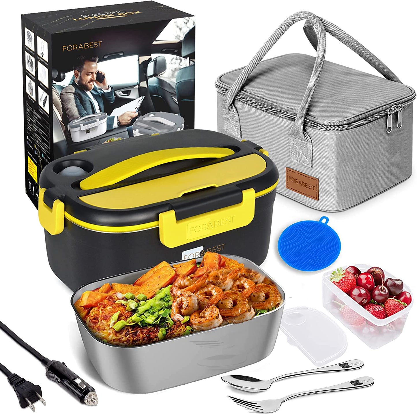 Heated Lunch Box For Cars & Truck Drivers